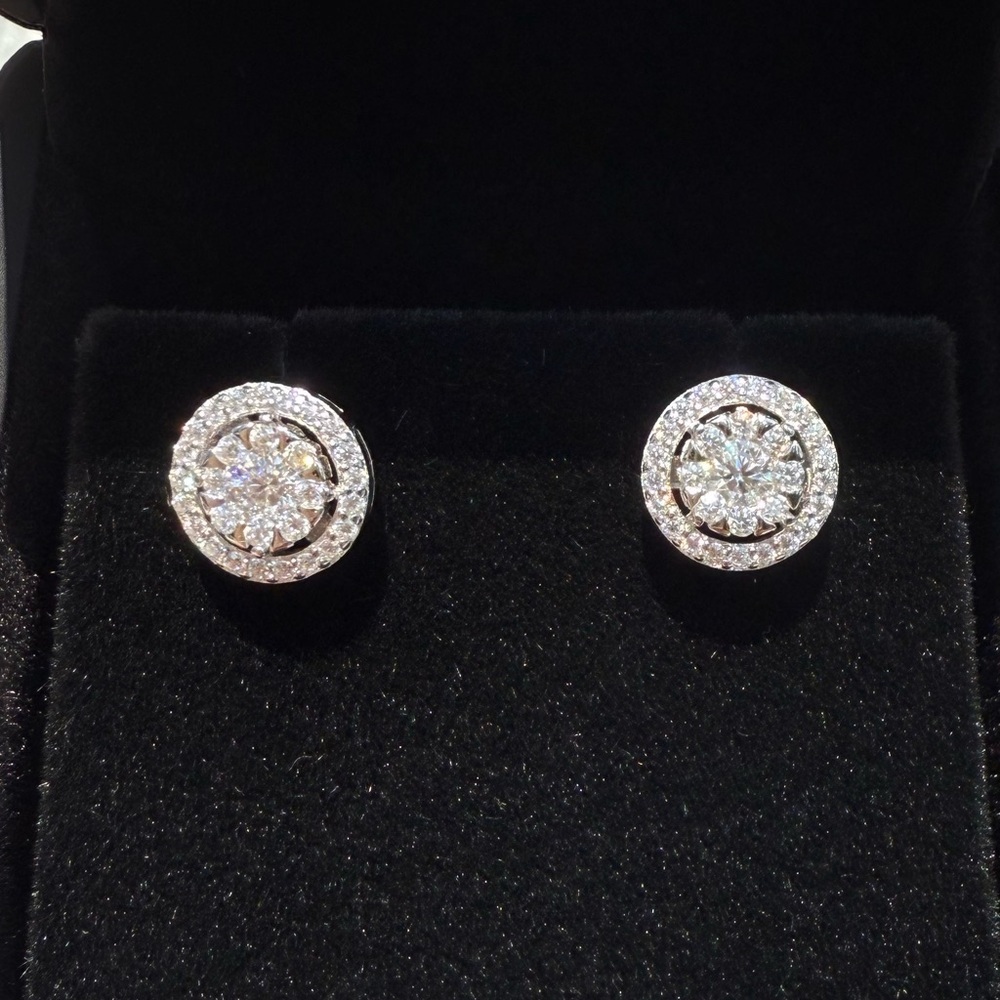 1.5 CT Moissanite Earrings